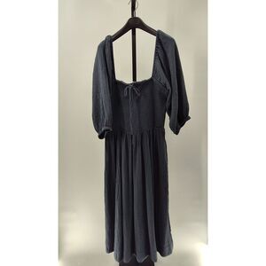 Quince Navy Blue Women's Dress